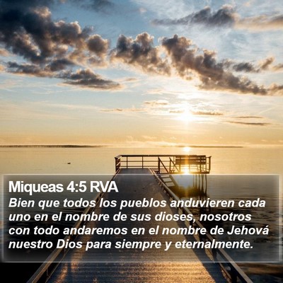 Miqueas 4:5 RVA Bible Verse Image