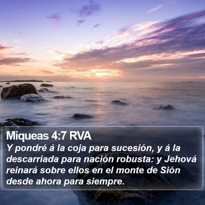 Miqueas 4:7 RVA Bible Verse Image