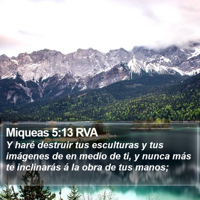 Miqueas 5:13 RVA Bible Verse Image