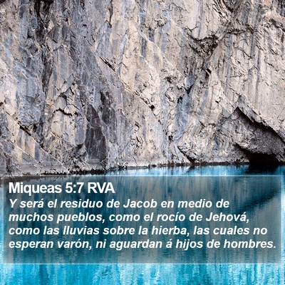 Miqueas 5:7 RVA Bible Verse Image