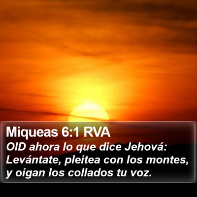 Miqueas 6:1 RVA Bible Verse Image