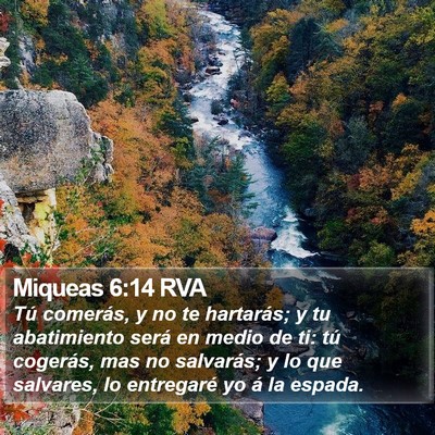 Miqueas 6:14 RVA Bible Verse Image