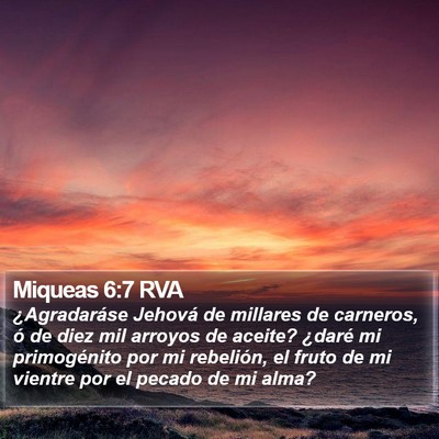Miqueas 6:7 RVA Bible Verse Image