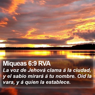 Miqueas 6:9 RVA Bible Verse Image