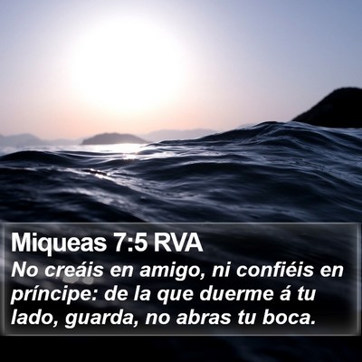 Miqueas 7:5 RVA Bible Verse Image