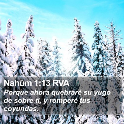 Nahúm 1:13 RVA Bible Verse Image