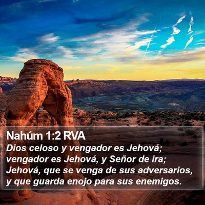 Nahúm 1:2 RVA Bible Verse Image