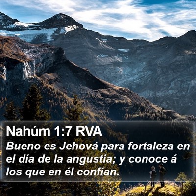 Nahúm 1:7 RVA Bible Verse Image