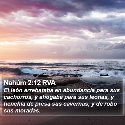 Nahúm 2:12 RVA Bible Verse Image