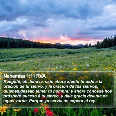 Nehemías 1:11 RVA Bible Verse Image
