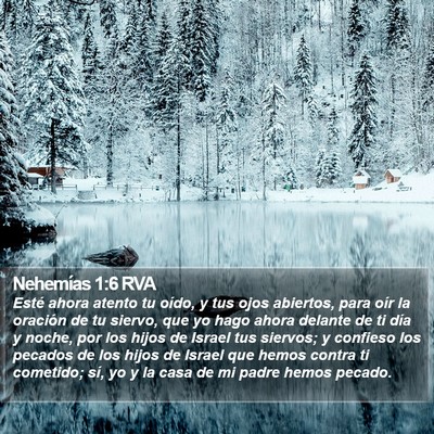 Nehemías 1:6 RVA Bible Verse Image