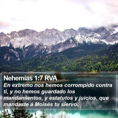 Nehemías 1:7 RVA Bible Verse Image