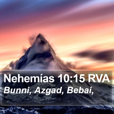 Nehemías 10:15 RVA Bible Verse Image