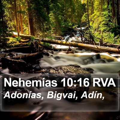 Nehemías 10:16 RVA Bible Verse Image