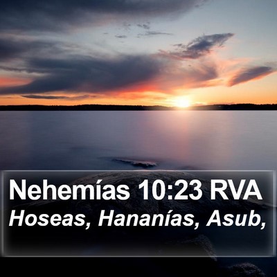 Nehemías 10:23 RVA Bible Verse Image