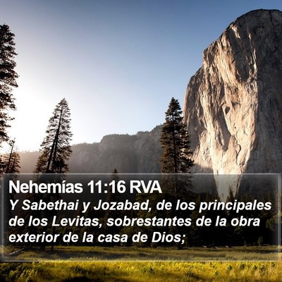 Nehemías 11:16 RVA Bible Verse Image