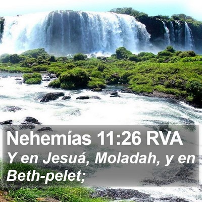 Nehemías 11:26 RVA Bible Verse Image