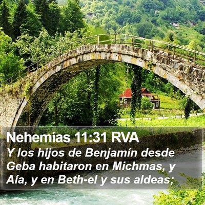 Nehemías 11:31 RVA Bible Verse Image