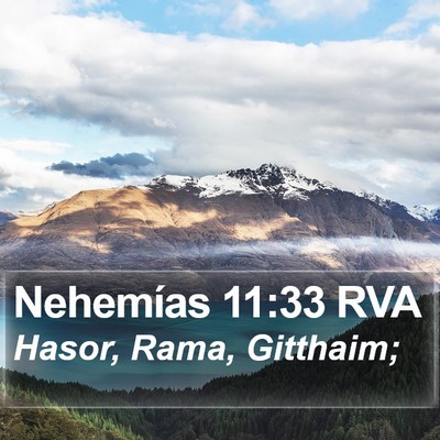Nehemías 11:33 RVA Bible Verse Image