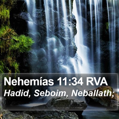 Nehemías 11:34 RVA Bible Verse Image
