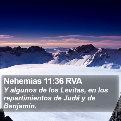 Nehemías 11:36 RVA Bible Verse Image