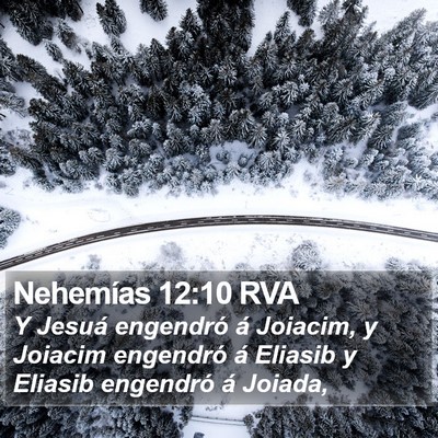Nehemías 12:10 RVA Bible Verse Image