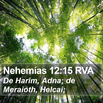 Nehemías 12:15 RVA Bible Verse Image