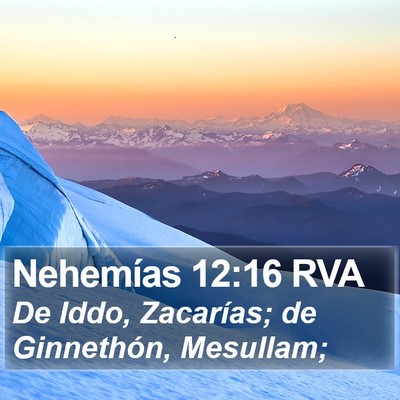 Nehemías 12:16 RVA Bible Verse Image
