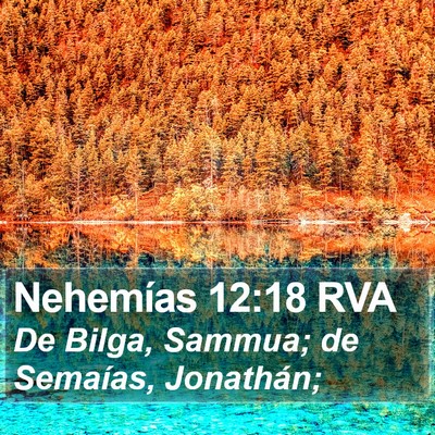 Nehemías 12:18 RVA Bible Verse Image