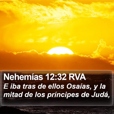 Nehemías 12:32 RVA Bible Verse Image