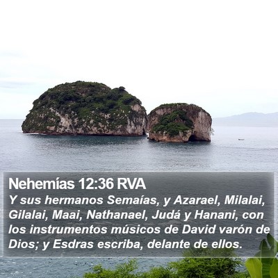 Nehemías 12:36 RVA Bible Verse Image