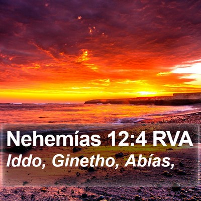 Nehemías 12:4 RVA Bible Verse Image