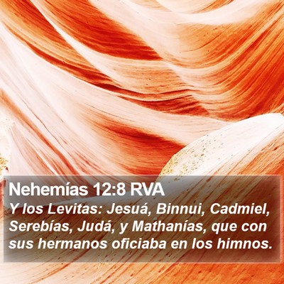 Nehemías 12:8 RVA Bible Verse Image
