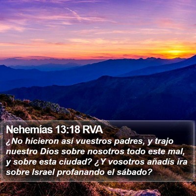Nehemías 13:18 RVA Bible Verse Image