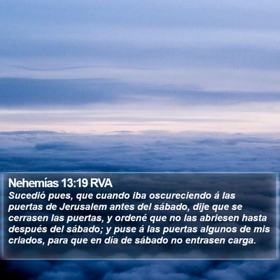 Nehemías 13:19 RVA Bible Verse Image
