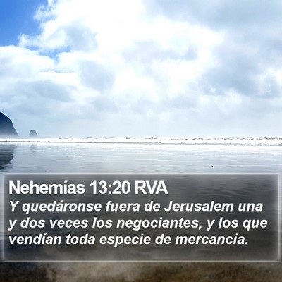 Nehemías 13:20 RVA Bible Verse Image