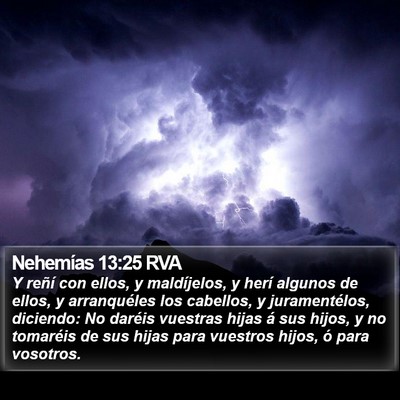 Nehemías 13:25 RVA Bible Verse Image