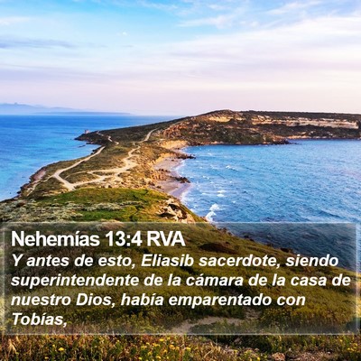Nehemías 13:4 RVA Bible Verse Image