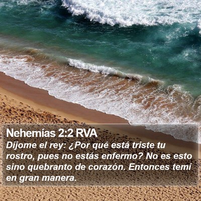 Nehemías 2:2 RVA Bible Verse Image