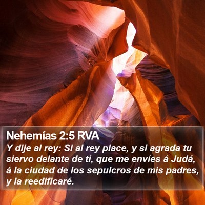 Nehemías 2:5 RVA Bible Verse Image
