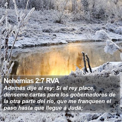 Nehemías 2:7 RVA Bible Verse Image