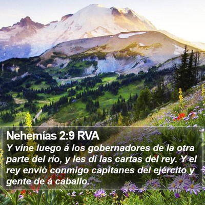 Nehemías 2:9 RVA Bible Verse Image