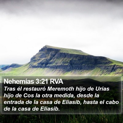 Nehemías 3:21 RVA Bible Verse Image