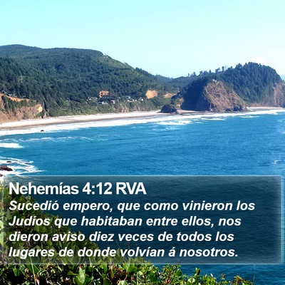 Nehemías 4:12 RVA Bible Verse Image