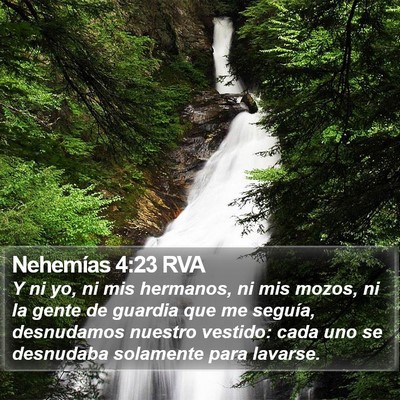 Nehemías 4:23 RVA Bible Verse Image