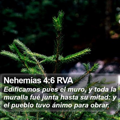 Nehemías 4:6 RVA Bible Verse Image