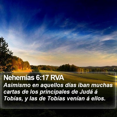 Nehemías 6:17 RVA Bible Verse Image