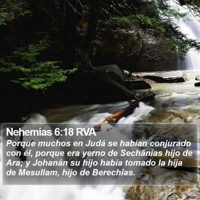 Nehemías 6:18 RVA Bible Verse Image