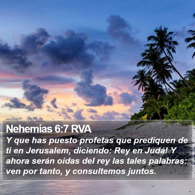 Nehemías 6:7 RVA Bible Verse Image