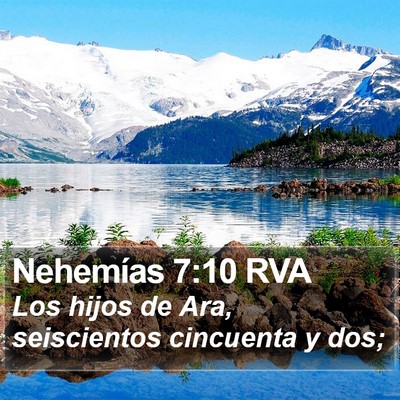 Nehemías 7:10 RVA Bible Verse Image
